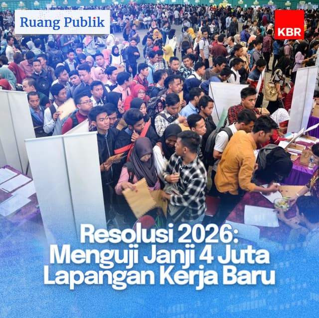 Resolusi 2026: Menguji Janji 4 Juta Lapangan Kerja Baru